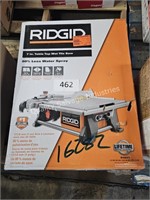 ridgid 7” table top wet tile saw