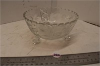 Crystal Footed Bowl