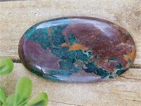 CHRYSOCOLLA CABOCHON ROCK STONE LAPIDARY SPECIMEN