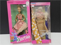 Australian & Paris Barbie Dolls