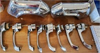 9 Door Handles & 2 Bumper Guards For a 55,56,57 Ch