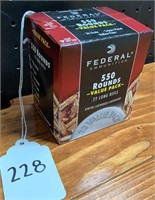 Federal .22 LR 550 Rounds