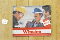 1981 Winston Metal Cigarette Advertising Sign 21