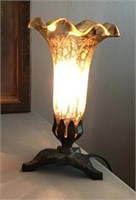 Art Deco lamp 8"