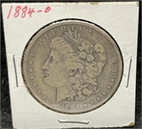 1884 O MORGAN SILVER DOLLAR