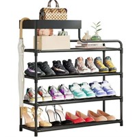 5 Tiers Shoe Rack  31.5 inch Storage Cabinet  Larg