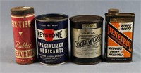3 Vintage Oil Cans + Patch Kit