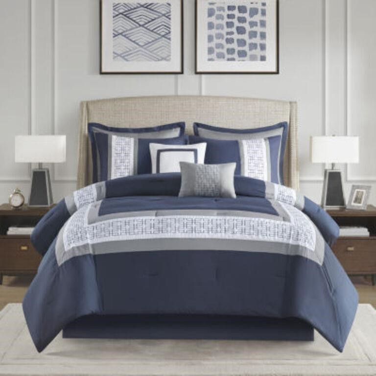 Kingwood 8-pc. Embroidered Comforter Set-Queen