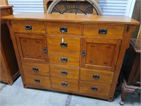 Large Mission Style Cabinet