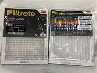 3M FILTRETE AIR FILTERS 16X20X1IN EA 6PCS