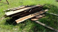 Pile of rough cut wood