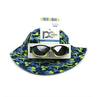 Camo Bucket Hat + Sunglasses set