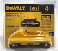 NEW DeWalt 20V Lithium Ion Compact Battery
