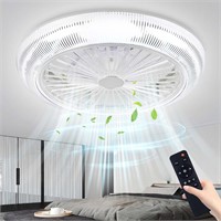 EINRZi Low Profile Ceiling Fan with Lights Remote