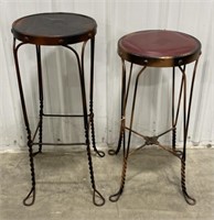 (AX) 
Pair of Vintage Wrought Iron Ice Cream