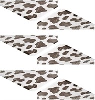 Lightweight Cow Print Tablecloths (Set of 6)