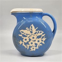 HARKER POTTERY CAMEOWARE PITCHER W/ LID