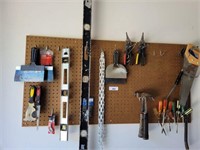 PEG BOARD AND CONTENTS