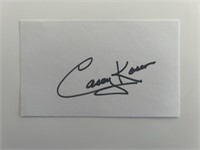 DJ Casey Kasem original signature