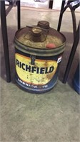 Richfield Petrol Tin