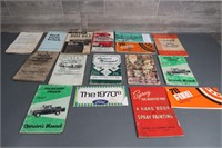 VARIETY OF VINTAGE FORD MANUALS
