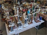 Great Collection of VTG Go Carting Trophies