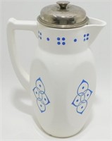 * Antique 1905 German Batter Jug, Blue and White