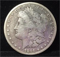 Rare 1896-S Morgan Silver Dollar