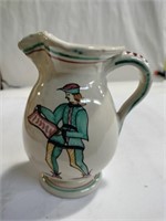 Hand painted pitcher from Italy
