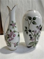3 hand painted vases from bavaria signy