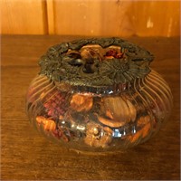 Glass Potpourri Holder