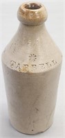 Antique Tarbell Stoneware Bottle Salt Glaze