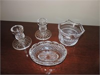 One Waterford Crystal Bowl & Assorted Crystal