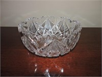 Vintage Large Cut Crystal Bowl