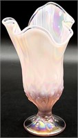 Fenton Iridized Handkerchief Vase