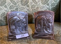 Pompeian Bronze Co Bookends