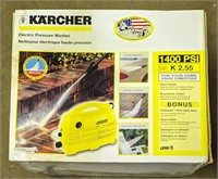 (O) Karcher electric pressure washer. 1400 psi.
