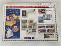 1999 - 2012 CANADA POST COUNTER MATS 45 DIFFERENT
