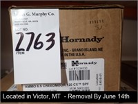 CASE OF (200) ROUNDS OF HORNADY 6.5 CREEDMOOR 120