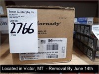 CASE OF (200) ROUNDS OF HORNADY 6.5 CREEDMOOR 129
