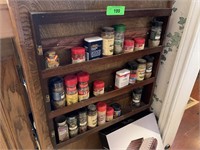 SPICE RACK W CONTENTS