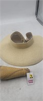 NEW Lot of 3 Foldable Straw Visors