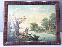 Vintage Currier & Ives Canvas Print