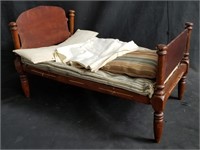 Antique salesman sample furniture bed