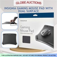 INSIGNIA GAMING MOUSE PAD WITH DUAL SURFACE