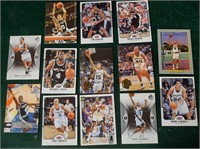(13) San Antonio Spurs Basketball Cards- Moses