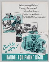 WWII WILL EISNER JOE DOPE POSTER