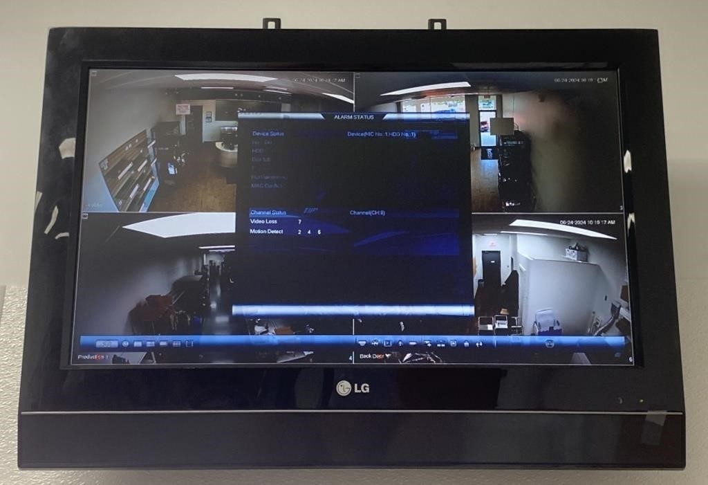 LG 30in TV
*mounted to wall, *buyer responsible