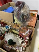 4 Boxes for Christmas Decor, Ornaments