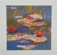 Claude Monet WATER LILLIES Detail I Lithograph